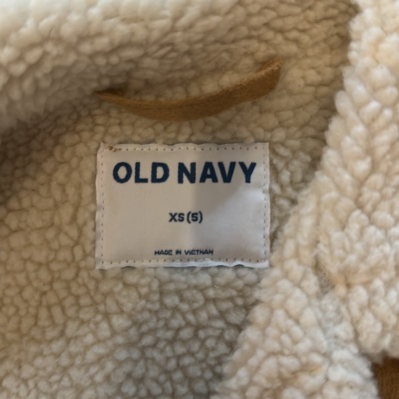 Old Navy Toddler Sherpa Jacket Sz XS - Picture 6 of 7